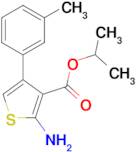 isopropyl 2-amino-4-(3-methylphenyl)thiophene-3-carboxylate