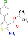 isopropyl 2-amino-4-(4-chlorophenyl)thiophene-3-carboxylate