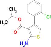 isopropyl 2-amino-4-(2-chlorophenyl)thiophene-3-carboxylate