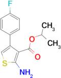 isopropyl 2-amino-4-(4-fluorophenyl)thiophene-3-carboxylate