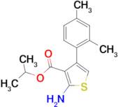 isopropyl 2-amino-4-(2,4-dimethylphenyl)thiophene-3-carboxylate