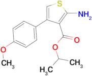 isopropyl 2-amino-4-(4-methoxyphenyl)thiophene-3-carboxylate