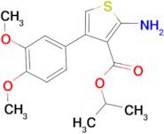 isopropyl 2-amino-4-(3,4-dimethoxyphenyl)thiophene-3-carboxylate