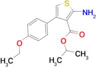 isopropyl 2-amino-4-(4-ethoxyphenyl)thiophene-3-carboxylate