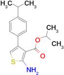 isopropyl 2-amino-4-(4-isopropylphenyl)thiophene-3-carboxylate