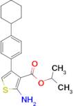 isopropyl 2-amino-4-(4-cyclohexylphenyl)thiophene-3-carboxylate