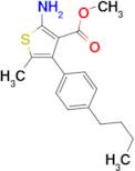 methyl 2-amino-4-(4-butylphenyl)-5-methylthiophene-3-carboxylate