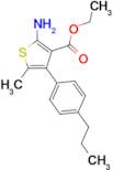 ethyl 2-amino-5-methyl-4-(4-propylphenyl)thiophene-3-carboxylate