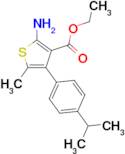 ethyl 2-amino-4-(4-isopropylphenyl)-5-methylthiophene-3-carboxylate