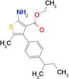 ethyl 2-amino-4-(4-sec-butylphenyl)-5-methylthiophene-3-carboxylate