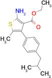 ethyl 2-amino-4-(4-isobutylphenyl)-5-methylthiophene-3-carboxylate