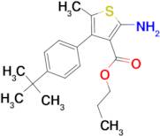 propyl 2-amino-4-(4-tert-butylphenyl)-5-methylthiophene-3-carboxylate