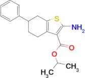 isopropyl 2-amino-6-phenyl-4,5,6,7-tetrahydro-1-benzothiophene-3-carboxylate