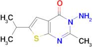 3-amino-6-isopropyl-2-methylthieno[2,3-d]pyrimidin-4(3H)-one