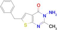 3-amino-6-benzyl-2-methylthieno[2,3-d]pyrimidin-4(3H)-one