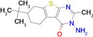 3-amino-7-tert-butyl-2-methyl-5,6,7,8-tetrahydro[1]benzothieno[2,3-d]pyrimidin-4(3H)-one