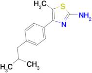 4-(4-isobutylphenyl)-5-methyl-1,3-thiazol-2-amine