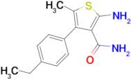 2-amino-4-(4-ethylphenyl)-5-methylthiophene-3-carboxamide