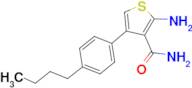 2-amino-4-(4-butylphenyl)thiophene-3-carboxamide