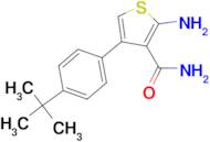 2-amino-4-(4-tert-butylphenyl)thiophene-3-carboxamide