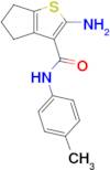 2-amino-N-(4-methylphenyl)-5,6-dihydro-4H-cyclopenta[b]thiophene-3-carboxamide