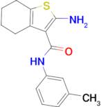 2-amino-N-(3-methylphenyl)-4,5,6,7-tetrahydro-1-benzothiophene-3-carboxamide