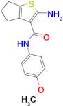 2-amino-N-(4-methoxyphenyl)-5,6-dihydro-4H-cyclopenta[b]thiophene-3-carboxamide