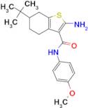 2-amino-6-tert-butyl-N-(4-methoxyphenyl)-4,5,6,7-tetrahydro-1-benzothiophene-3-carboxamide