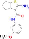 2-amino-N-(3-methoxyphenyl)-5,6-dihydro-4H-cyclopenta[b]thiophene-3-carboxamide