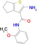 2-amino-N-(2-methoxyphenyl)-5,6-dihydro-4H-cyclopenta[b]thiophene-3-carboxamide