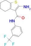 2-amino-N-[3-(trifluoromethyl)phenyl]-4,5,6,7-tetrahydro-1-benzothiophene-3-carboxamide