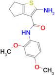 2-amino-N-(2,4-dimethoxyphenyl)-5,6-dihydro-4H-cyclopenta[b]thiophene-3-carboxamide