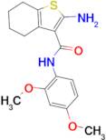 2-amino-N-(2,4-dimethoxyphenyl)-4,5,6,7-tetrahydro-1-benzothiophene-3-carboxamide