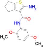 2-amino-N-(2,5-dimethoxyphenyl)-5,6-dihydro-4H-cyclopenta[b]thiophene-3-carboxamide