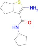 2-amino-N-cyclopentyl-5,6-dihydro-4H-cyclopenta[b]thiophene-3-carboxamide