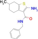 2-amino-N-benzyl-6-methyl-4,5,6,7-tetrahydro-1-benzothiophene-3-carboxamide