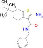 2-amino-N-benzyl-6-tert-amyl-4,5,6,7-tetrahydro-1-benzothiophene-3-carboxamide