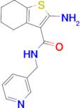 2-amino-N-(pyridin-3-ylmethyl)-4,5,6,7-tetrahydro-1-benzothiophene-3-carboxamide