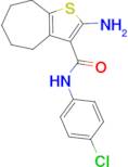 2-amino-N-(4-chlorophenyl)-5,6,7,8-tetrahydro-4H-cyclohepta[b]thiophene-3-carboxamide