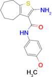 2-amino-N-(4-methoxyphenyl)-5,6,7,8-tetrahydro-4H-cyclohepta[b]thiophene-3-carboxamide