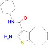 2-amino-N-cyclohexyl-4,5,6,7,8,9-hexahydrocycloocta[b]thiophene-3-carboxamide
