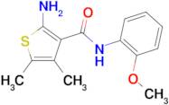 2-amino-N-(2-methoxyphenyl)-4,5-dimethylthiophene-3-carboxamide