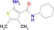 2-amino-N-cyclohexyl-4,5-dimethylthiophene-3-carboxamide