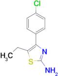 4-(4-chlorophenyl)-5-ethyl-1,3-thiazol-2-amine