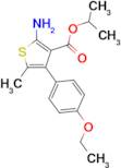 isopropyl 2-amino-4-(4-ethoxyphenyl)-5-methylthiophene-3-carboxylate