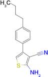 2-amino-4-(4-butylphenyl)thiophene-3-carbonitrile