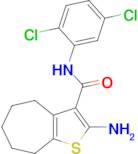 2-amino-N-(2,5-dichlorophenyl)-5,6,7,8-tetrahydro-4H-cyclohepta[b]thiophene-3-carboxamide