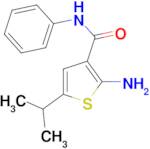 2-amino-5-isopropyl-N-phenylthiophene-3-carboxamide