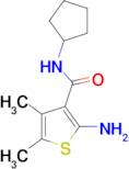 2-amino-N-cyclopentyl-4,5-dimethylthiophene-3-carboxamide