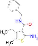 2-amino-N-benzyl-4-ethyl-5-methylthiophene-3-carboxamide